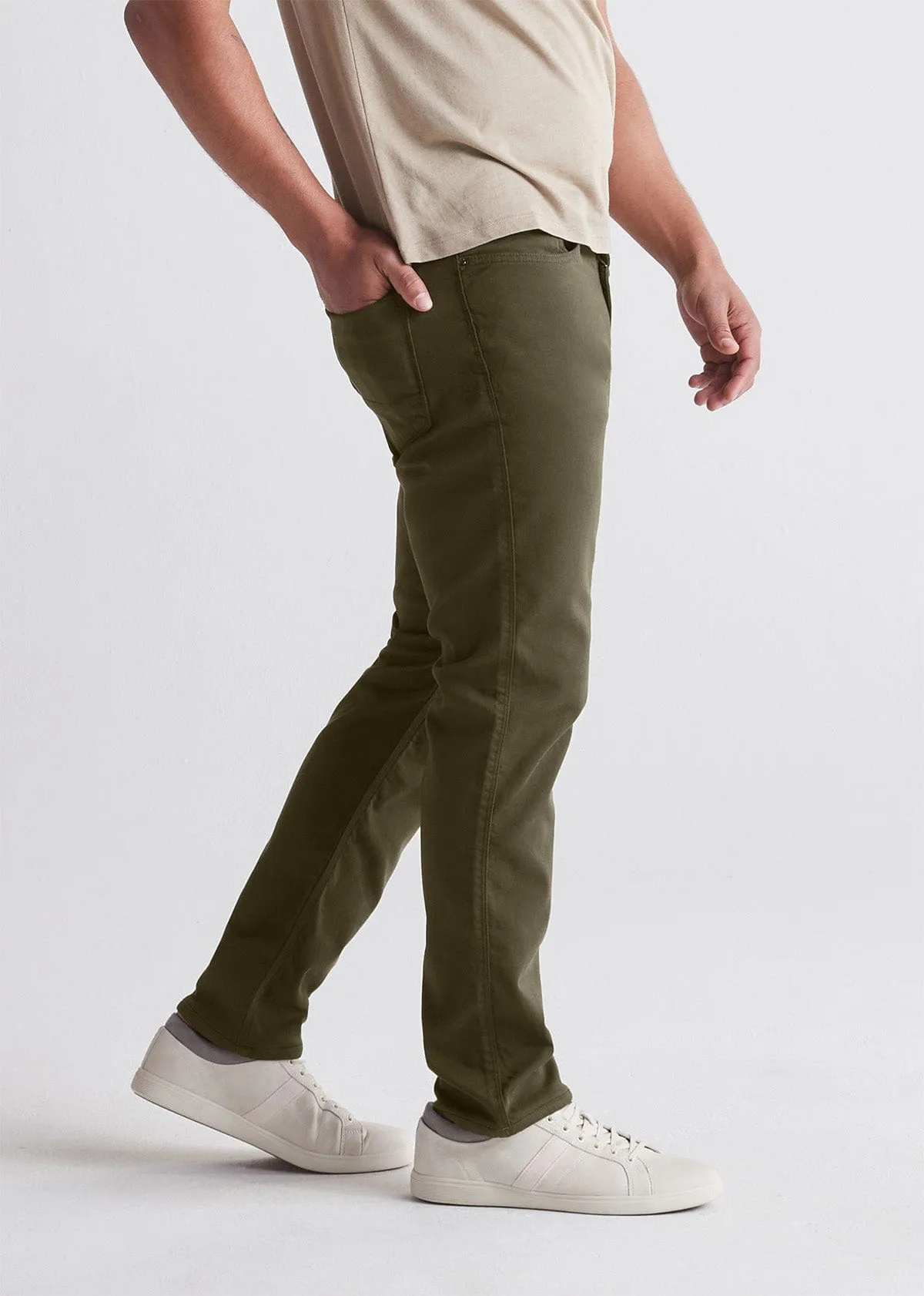 DU/ER PANT NO SWEAT RELAXED ARMY GREEN