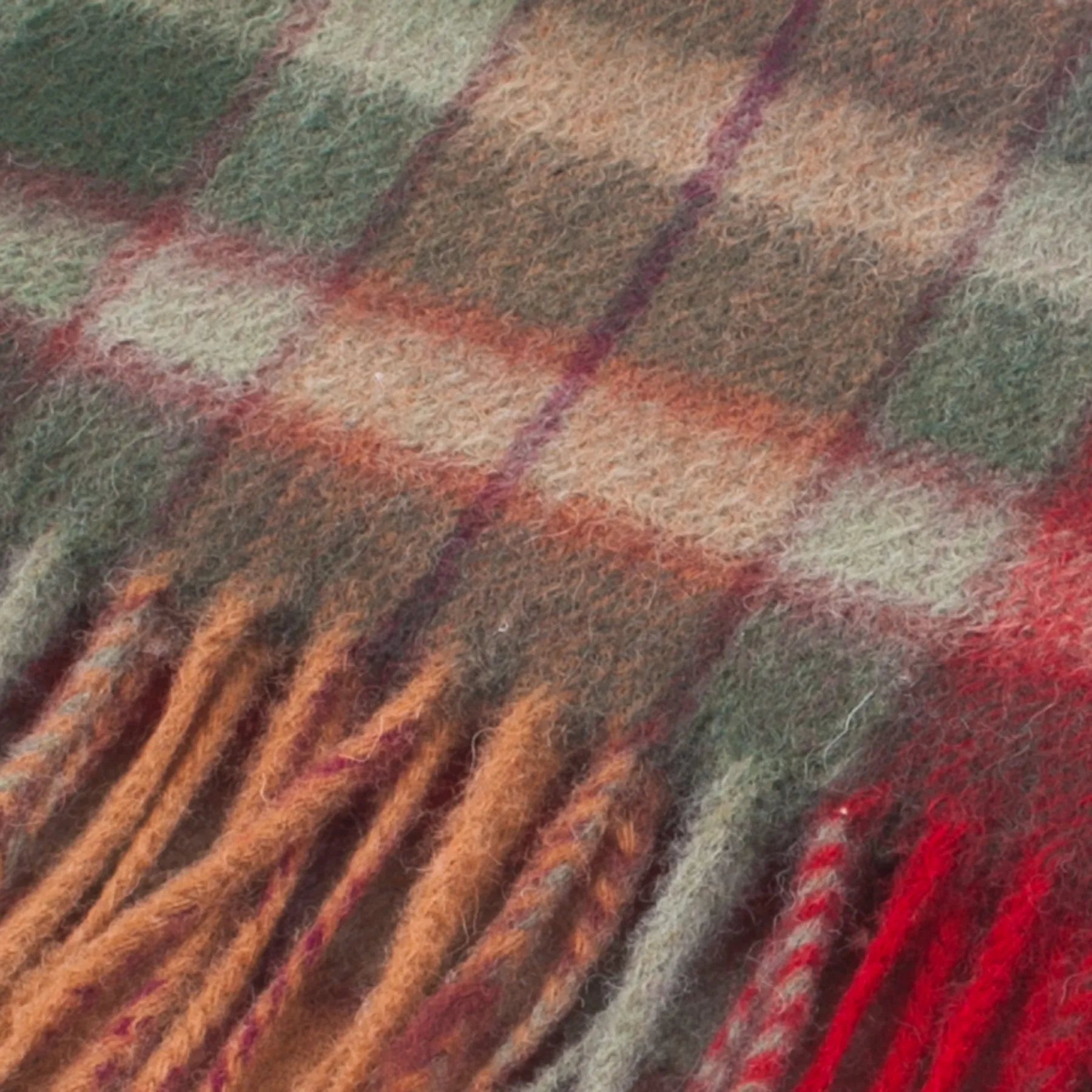 Edinburgh 100% Lambswool Scarf  Buchanan Autumn