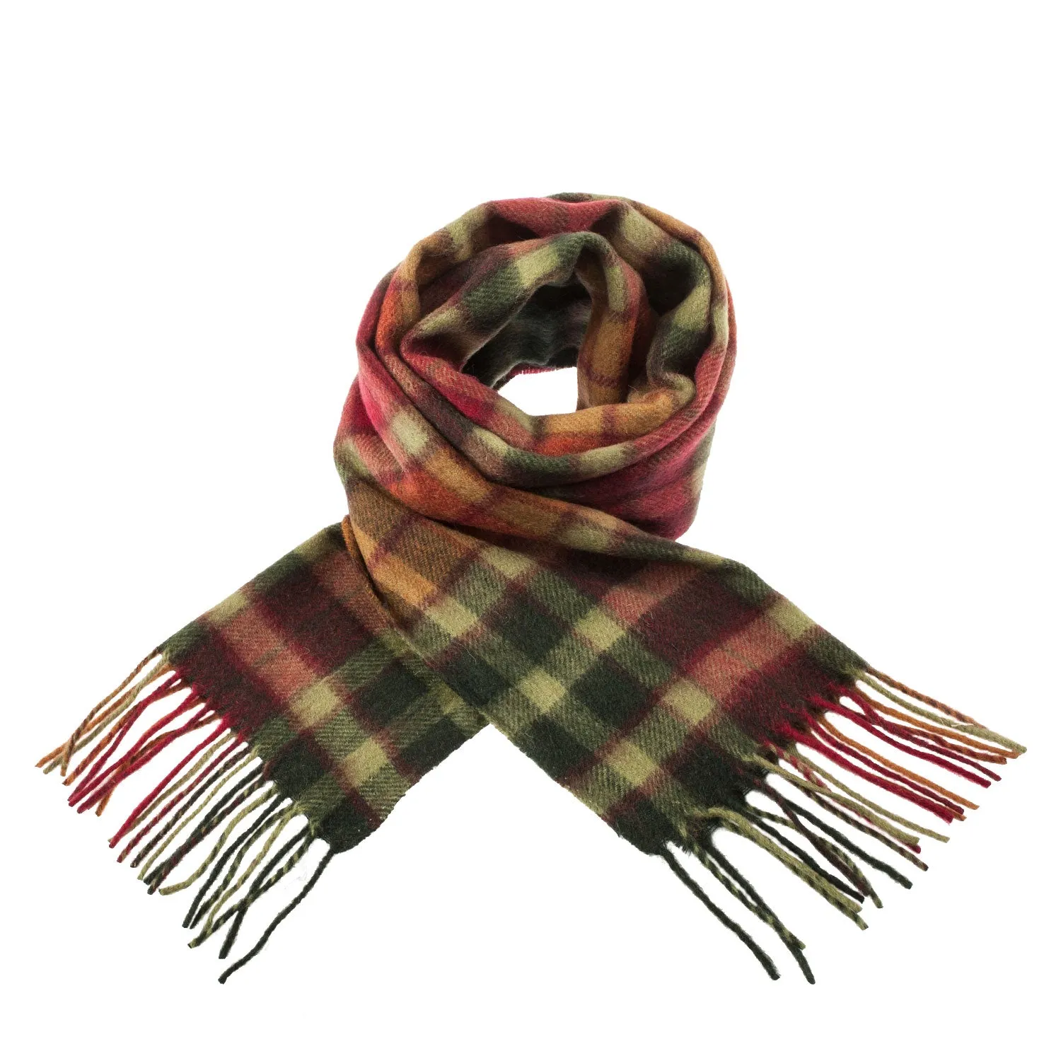 Edinburgh 100% Lambswool Scarf  Buchanan Autumn