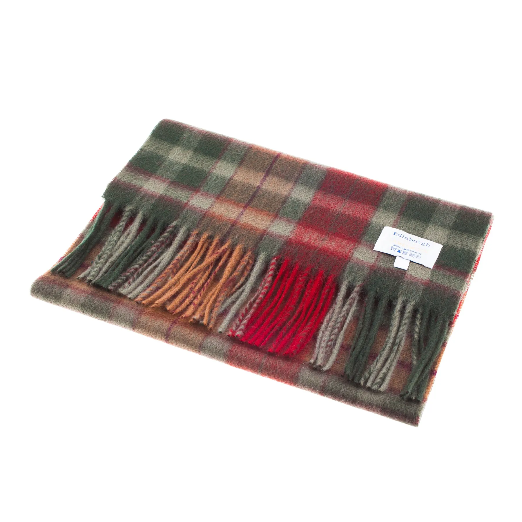 Edinburgh 100% Lambswool Scarf  Buchanan Autumn