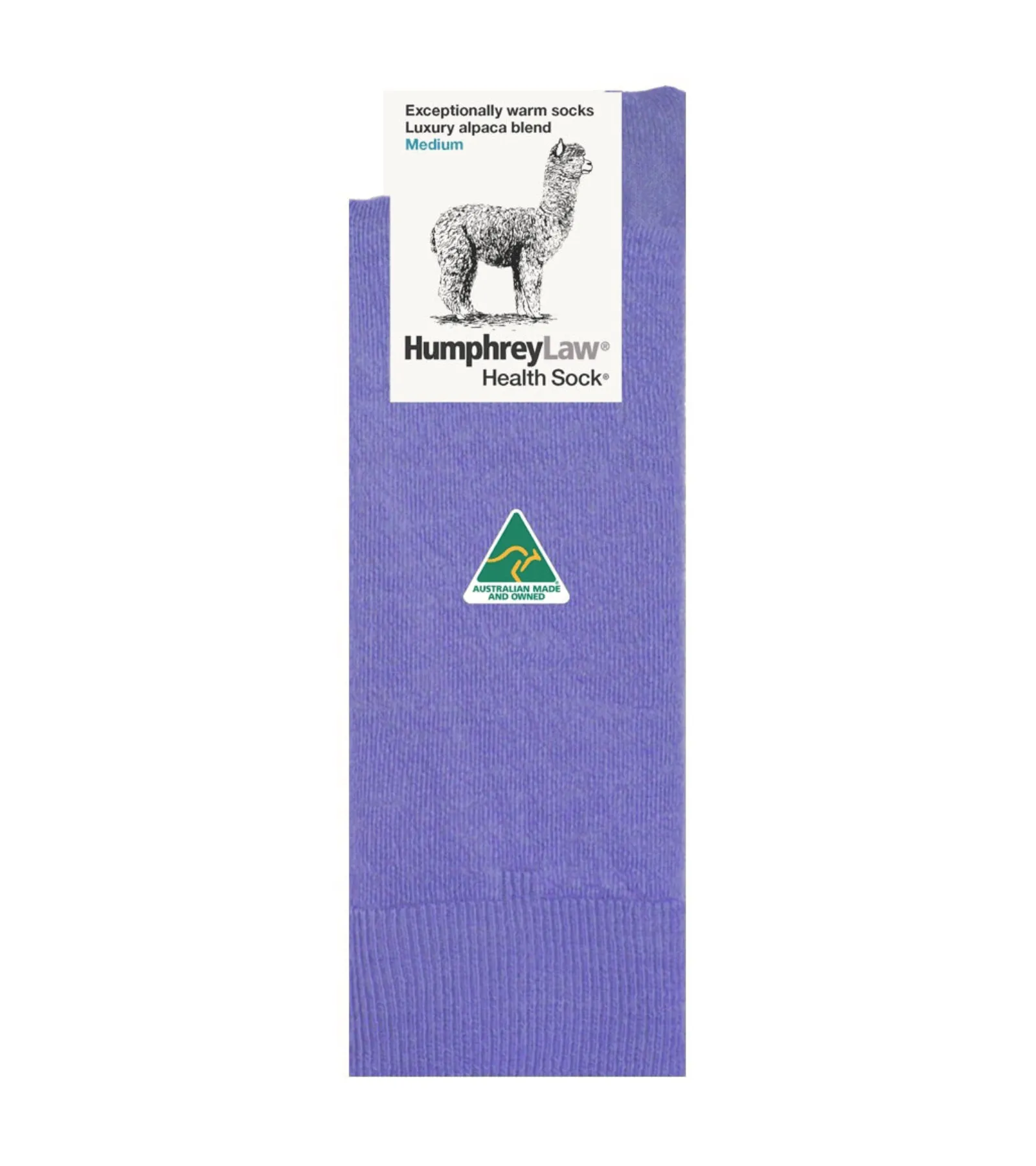 Exceptionally Warm Luxury Alpaca Blend Socks in Violet