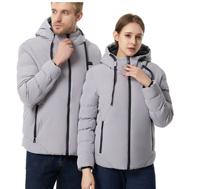 Fashion Unisex Electric Heated Jacket Heating Waistcoat USB Thermal Warm Cloth Feather Hot Sale Plus Size Winter Jacket