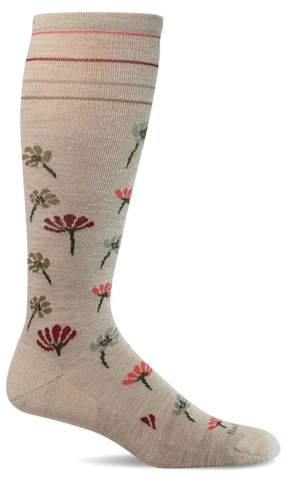 Field Flowers (Barley) Moderate Compression Socks