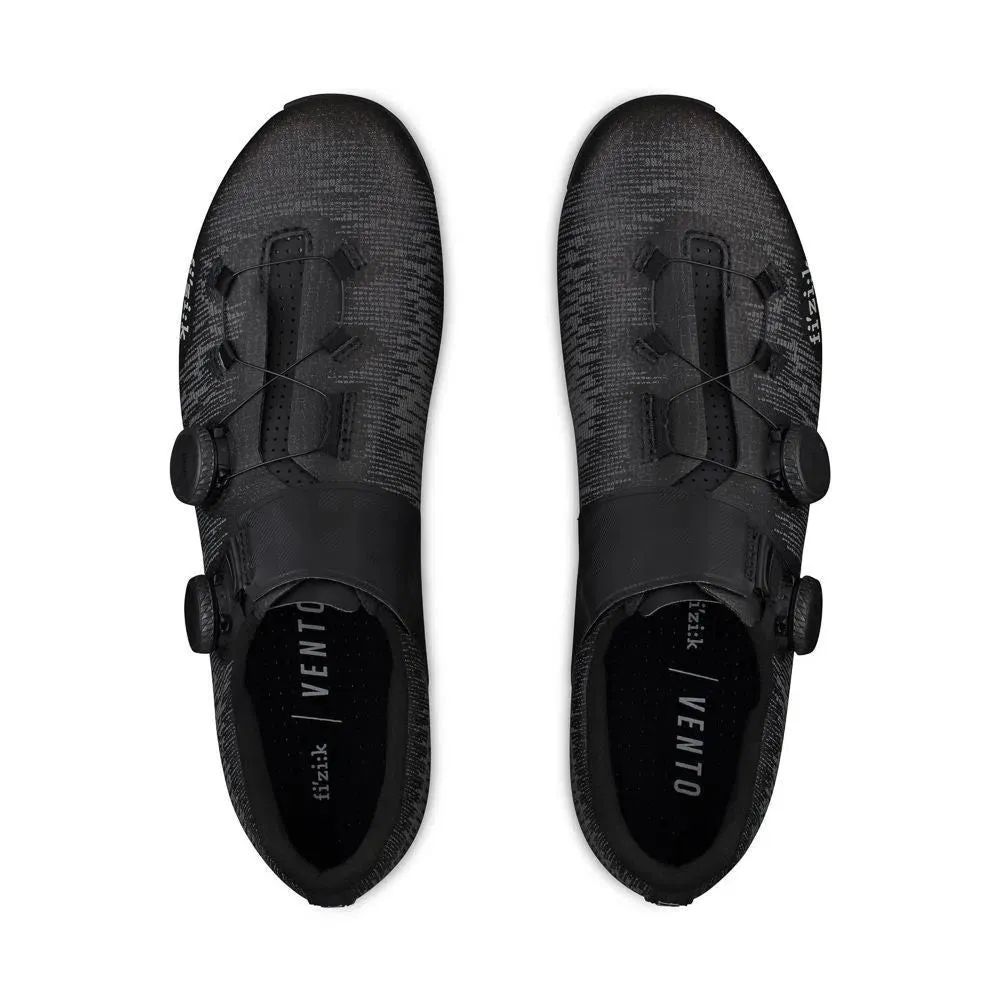 FIZIK Road Cycling Shoes R1 Vento Infinito Knit Carbon 2 - Black/Black