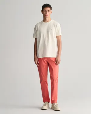 GANT - Slim Sunfaded Chinos, Sunset Pink