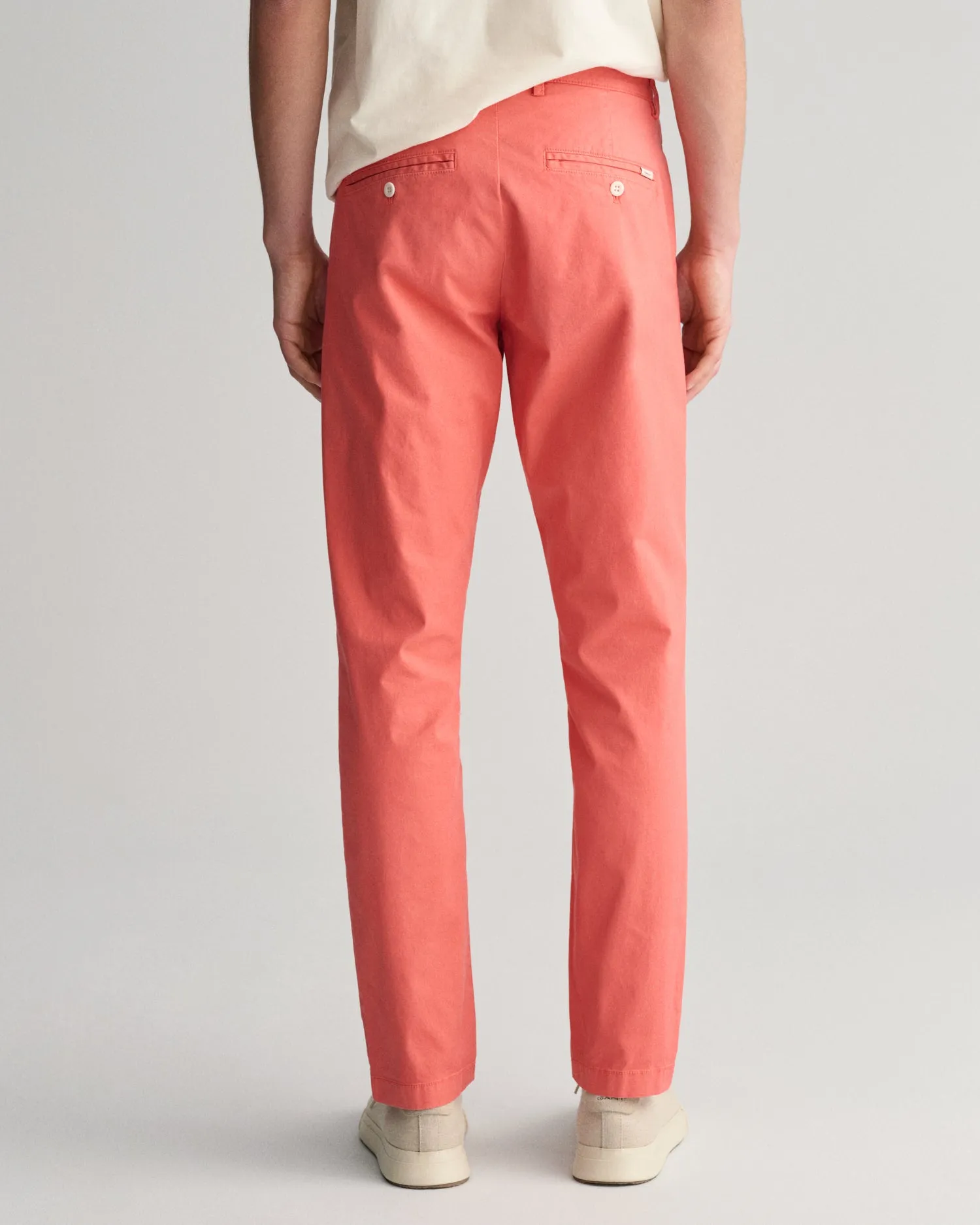 GANT - Slim Sunfaded Chinos, Sunset Pink