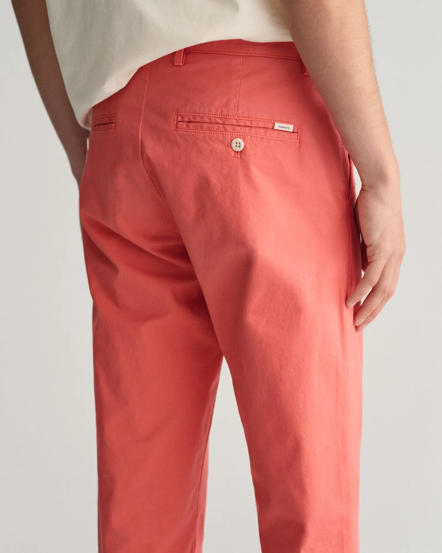 GANT - Slim Sunfaded Chinos, Sunset Pink