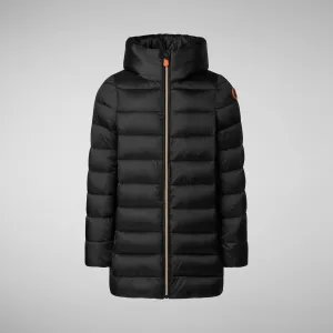 Girls' animal free Puffer coat Oriana in Black