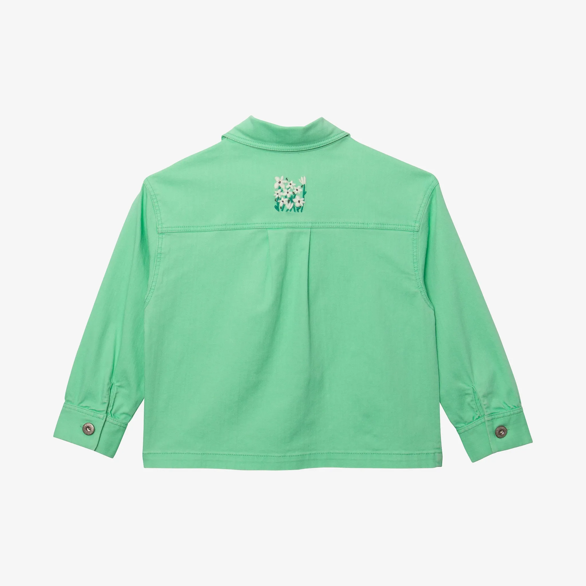 Girls' apple green jacket