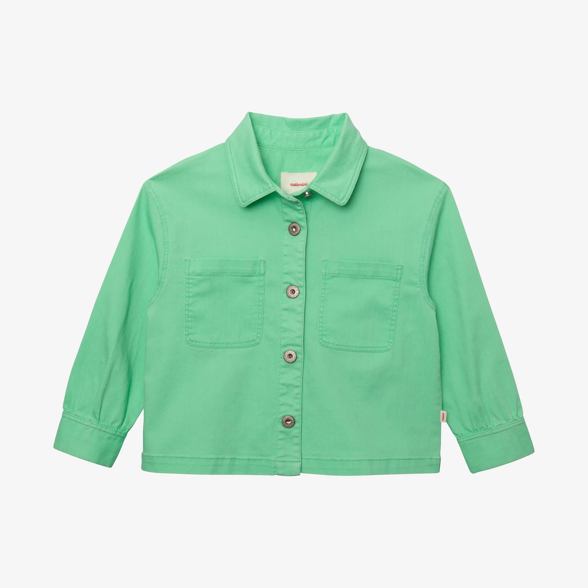 Girls' apple green jacket