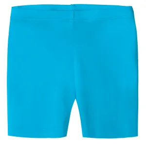 Girls Soft 100% Cotton Bike Shorts | Turquoise