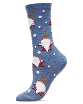 Gnome For The Holiday Socks in Denim