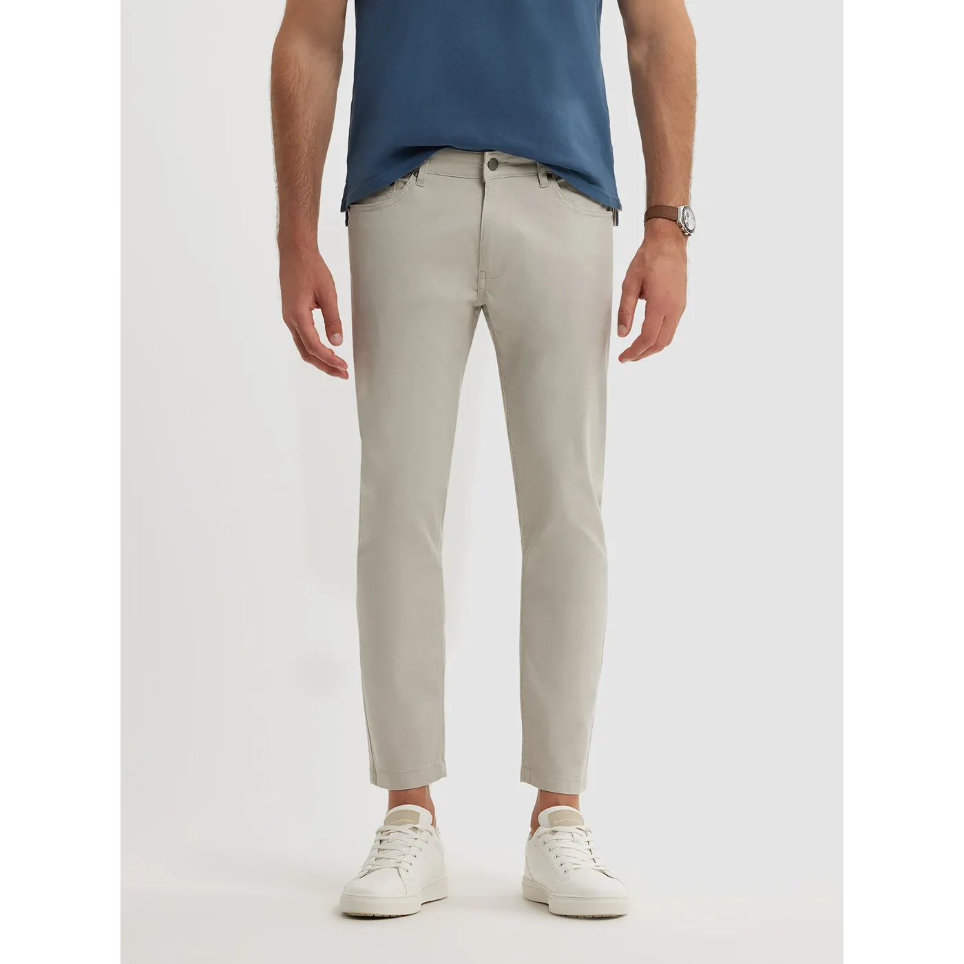 Grey Slim Fit Pants