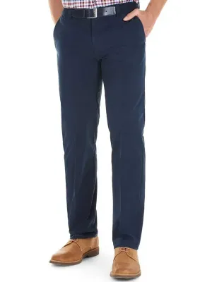 GURTEEN Trousers - Longford Spring Stretch Cotton Chinos - Navy