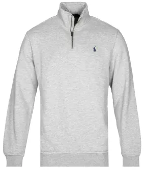 Half Zip Fleece Long Sleeve Sweatshirt Andover Heather