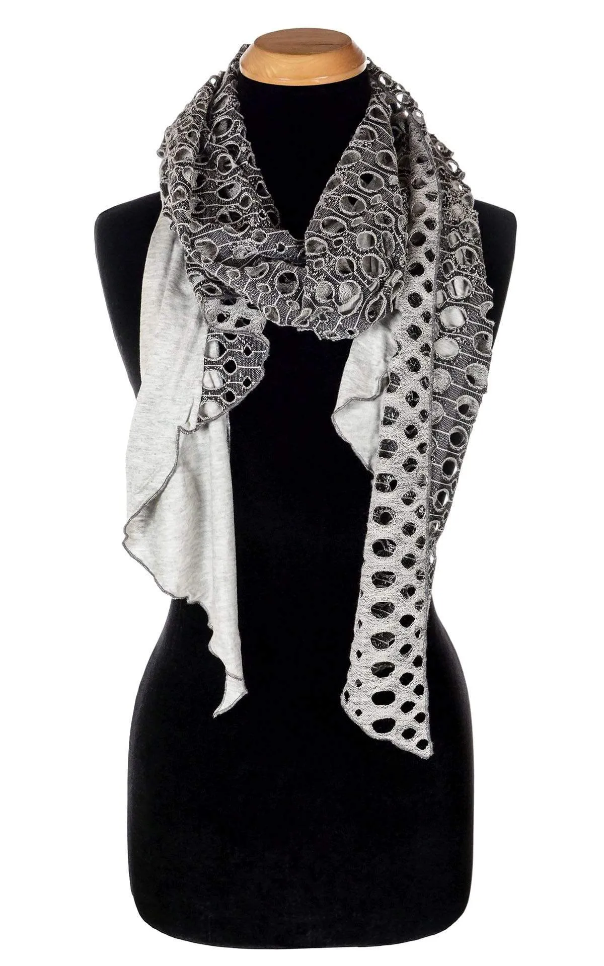 Handkerchief Scarf - Lunar Landing with Jersey Knit