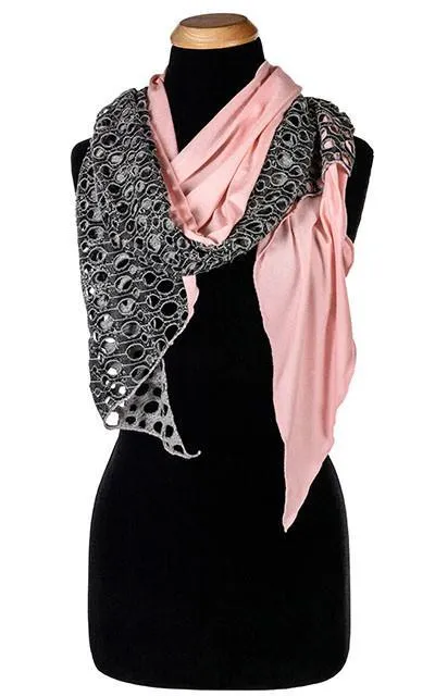 Handkerchief Scarf - Lunar Landing with Jersey Knit