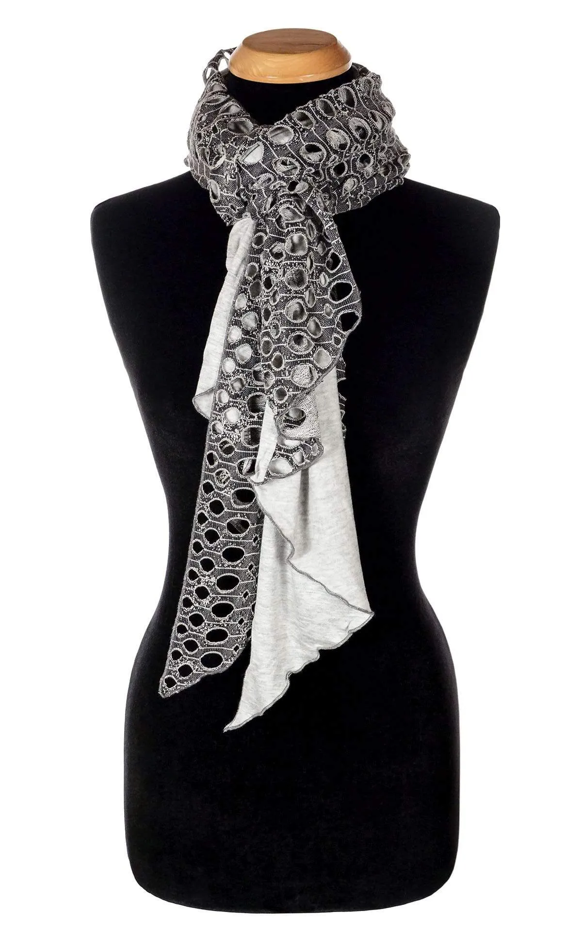 Handkerchief Scarf - Lunar Landing with Jersey Knit