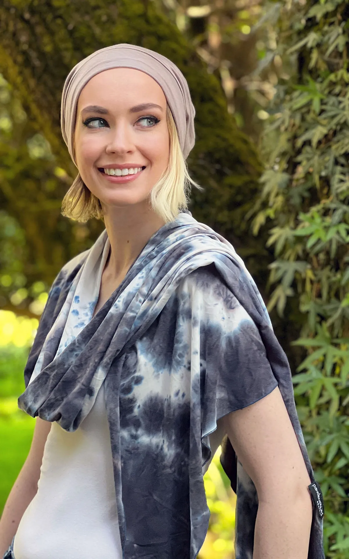 Handkerchief Scarf- Sky High Tie Dye