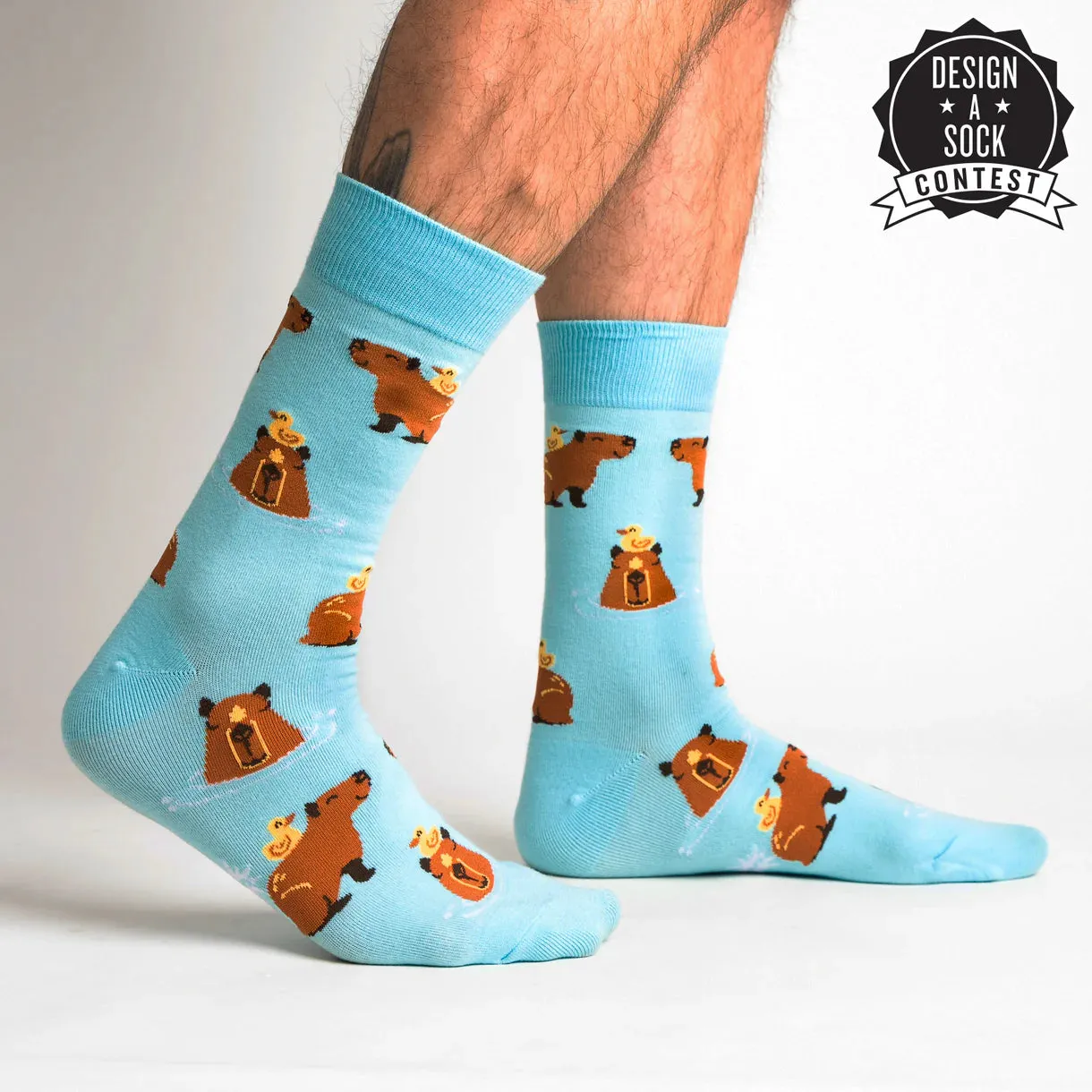 HappyBara Men's Crew Socks