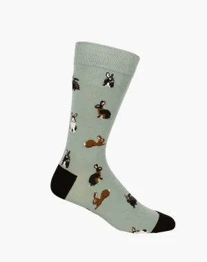 Hares Men's Bamboo Socks