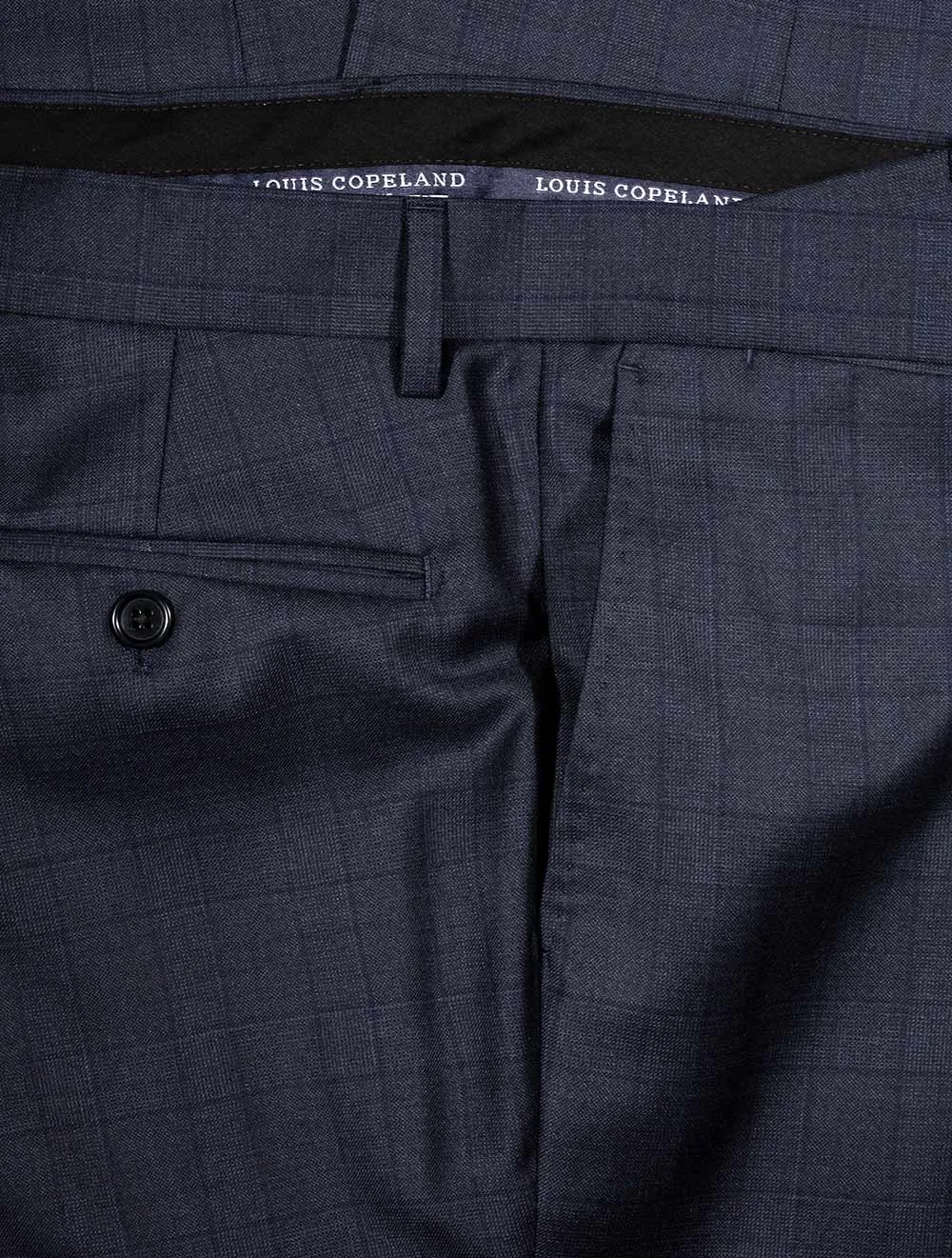 Heritage Collection Check Grey Suit Blue