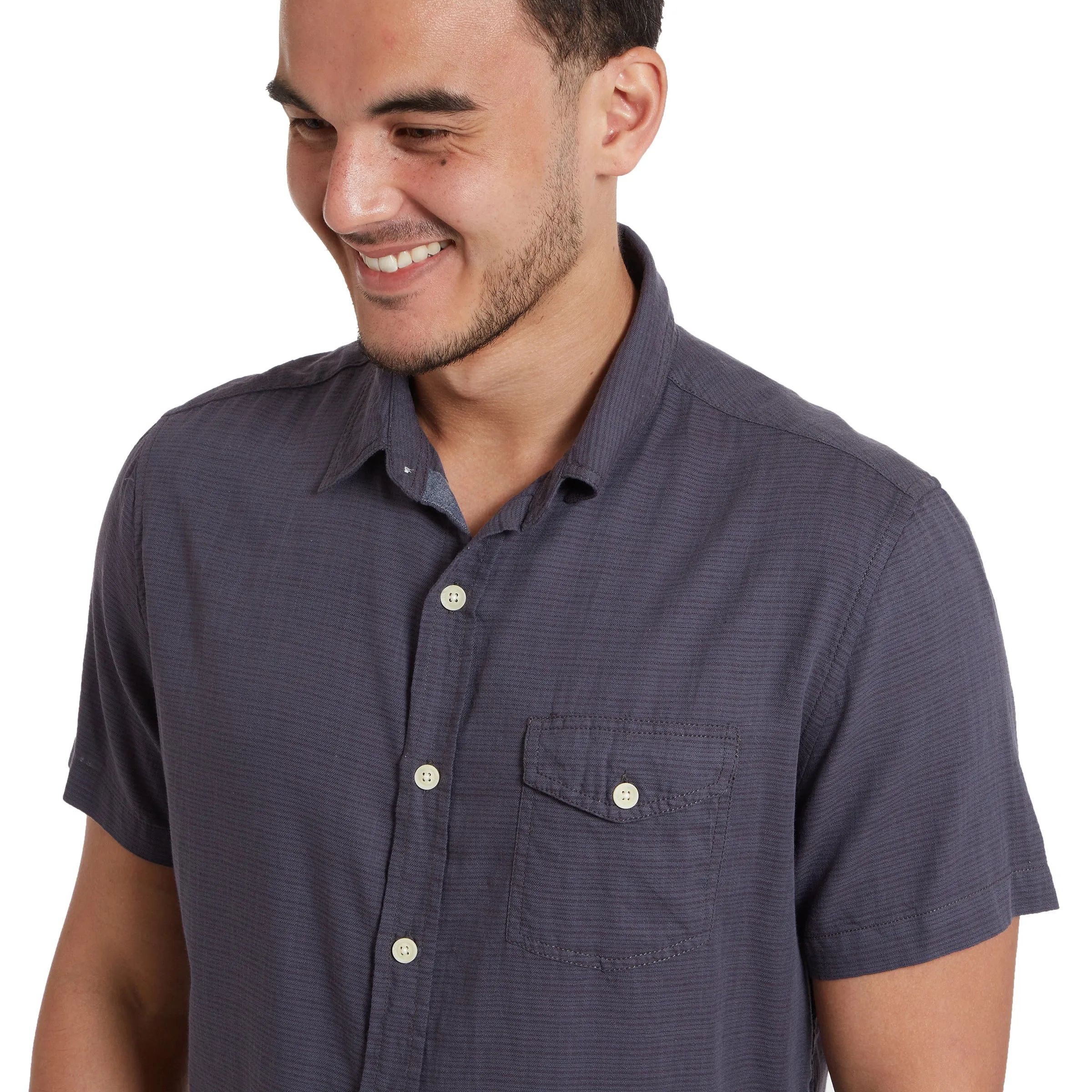 Horizon Slub Twill Shirt - Charcoal (Final Sale)