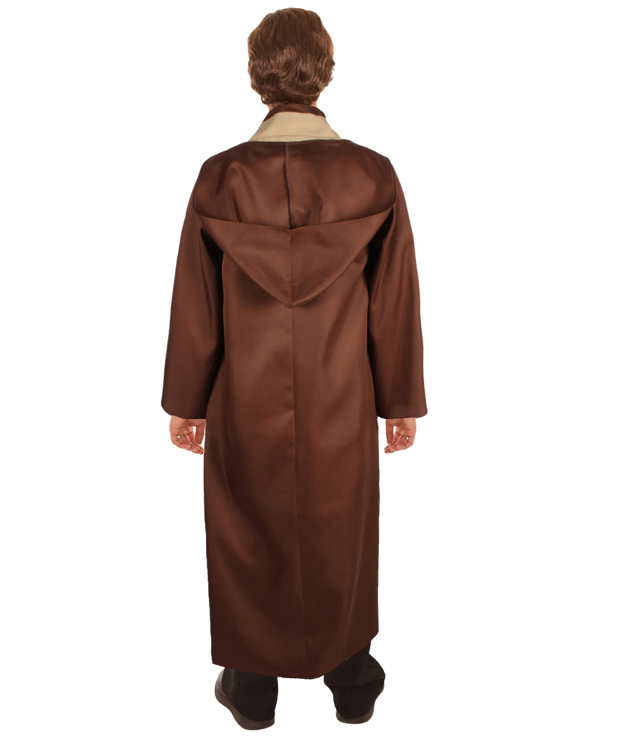 HPO Adult Men's Brown Long Tunic Costume I Perfect for Halloween I Flame-retardant Synthetic Fabric