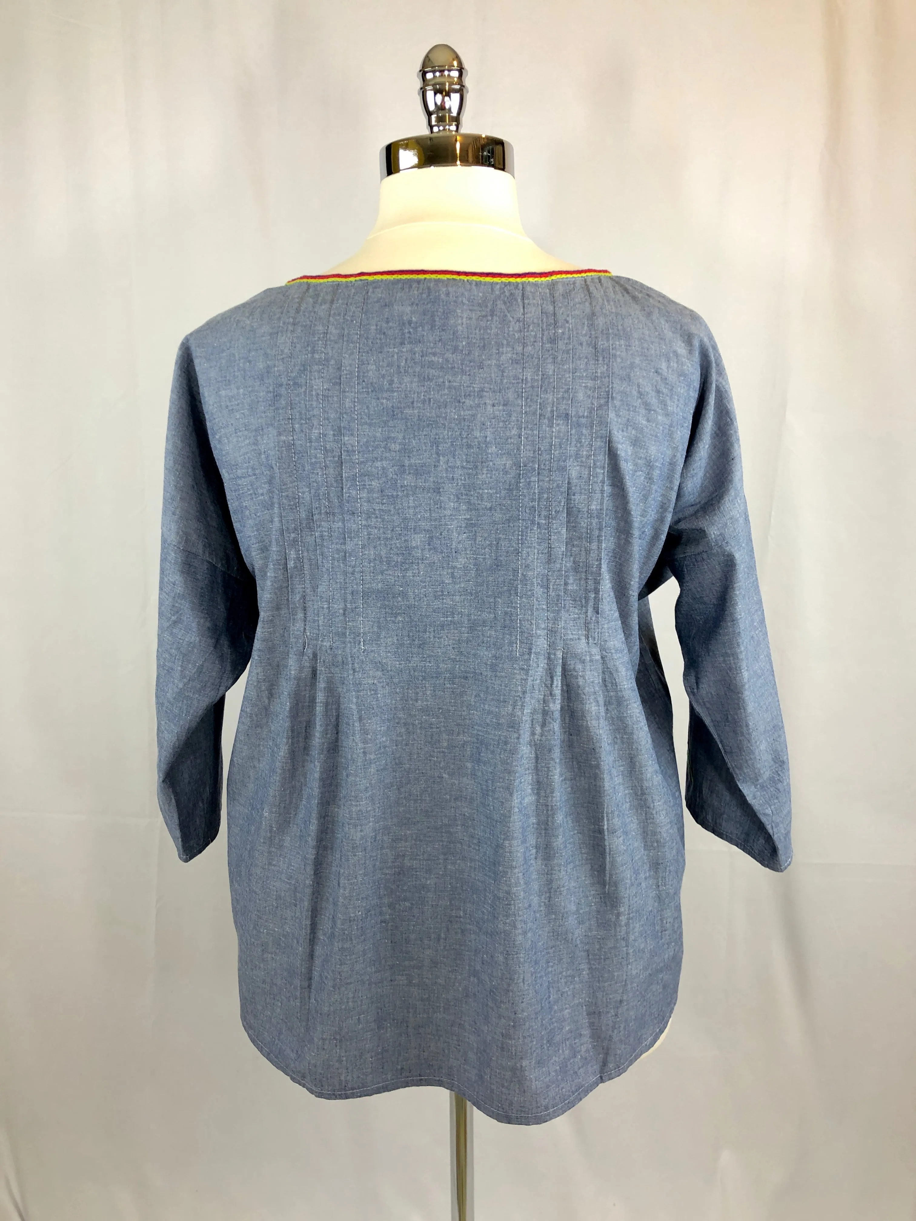 Karina Multicolor Chambray Tunic