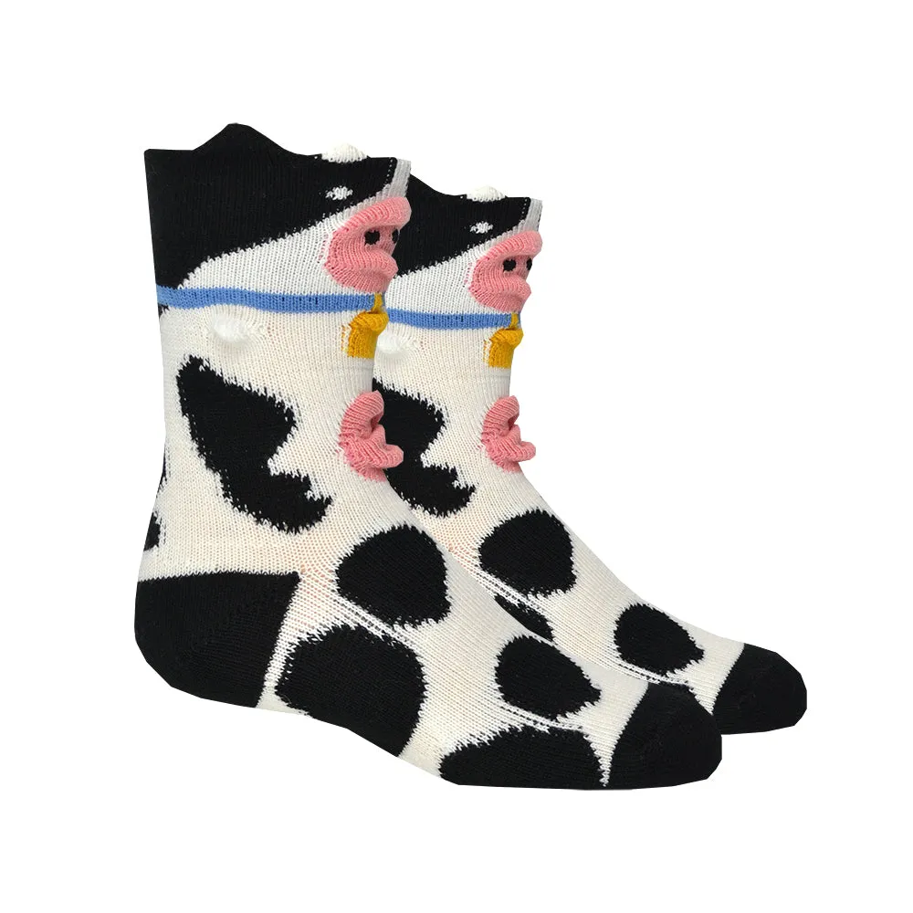 Kid's 3D Cow Socks