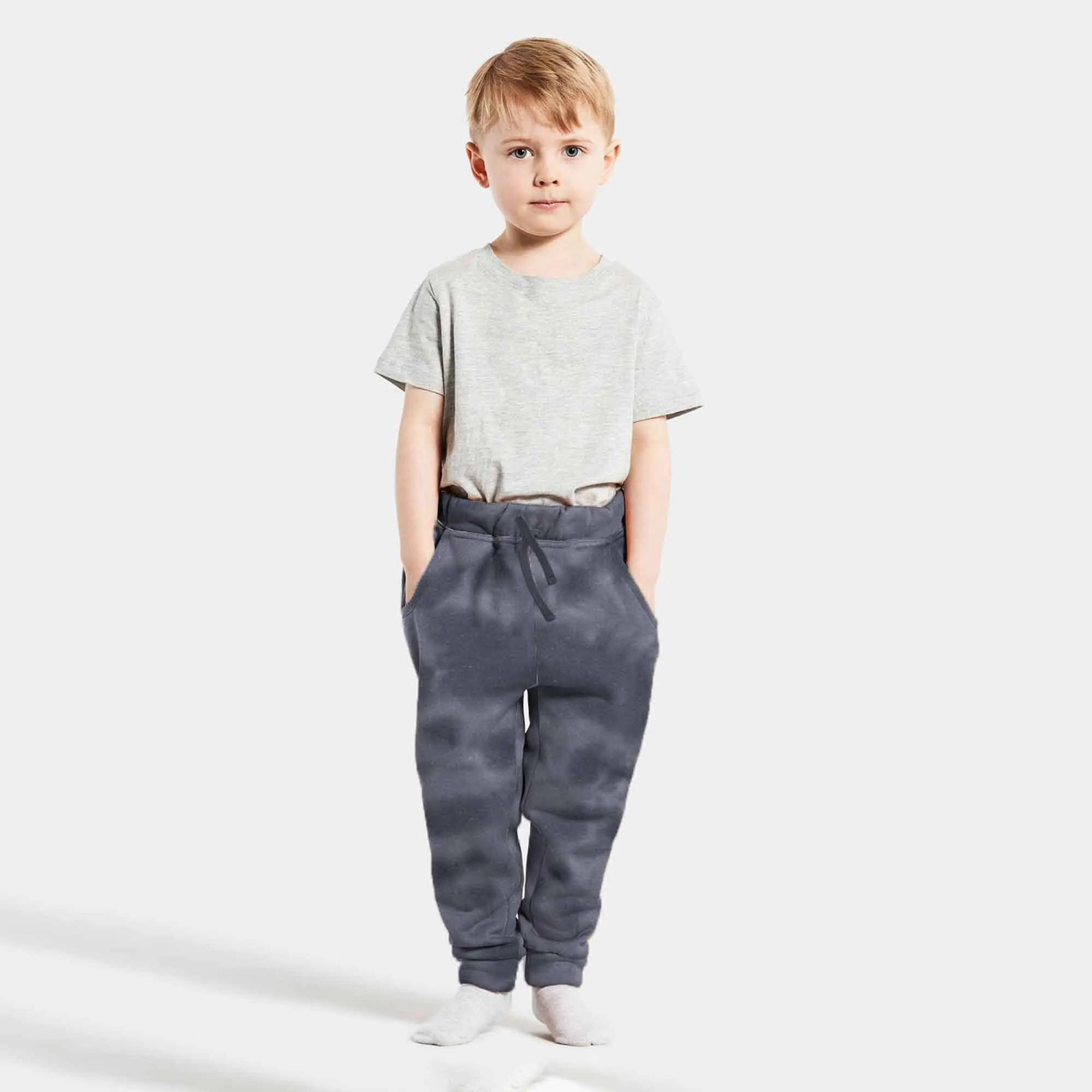 Kid's Tie & Dye Style Fleece Trousers