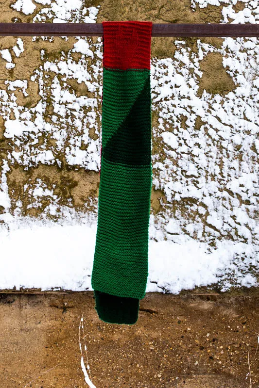 Knit Long Scarf