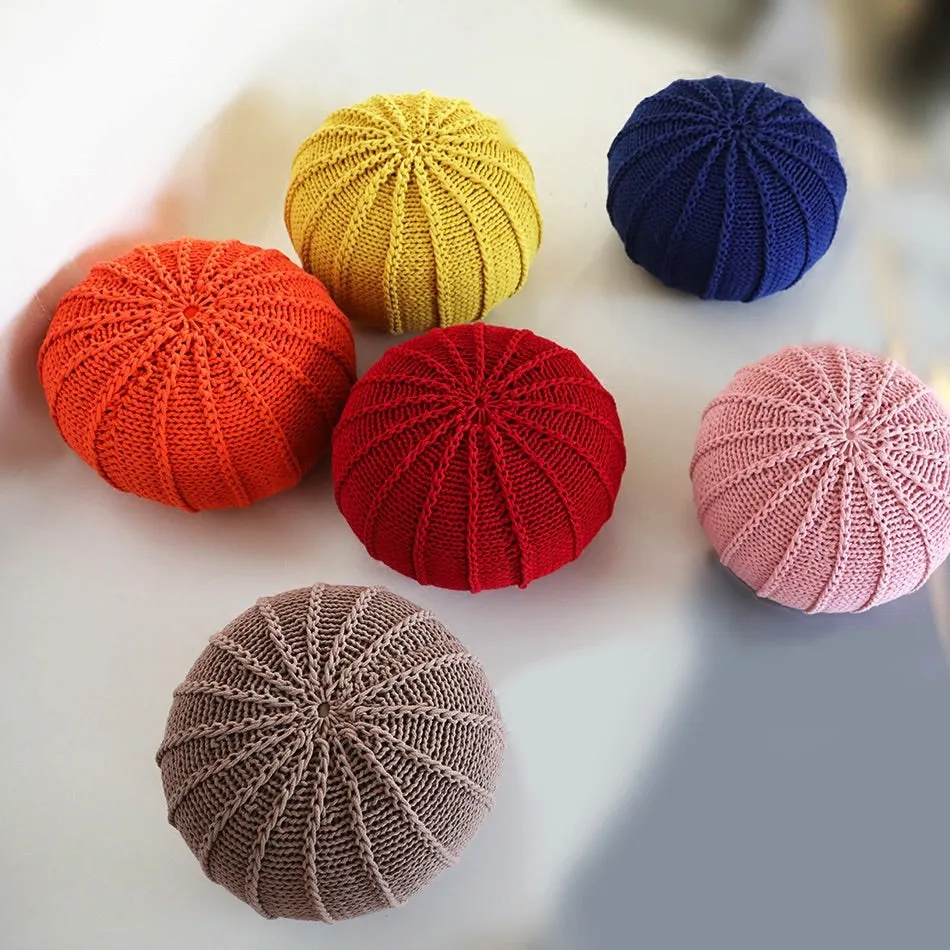 Knit Pouf