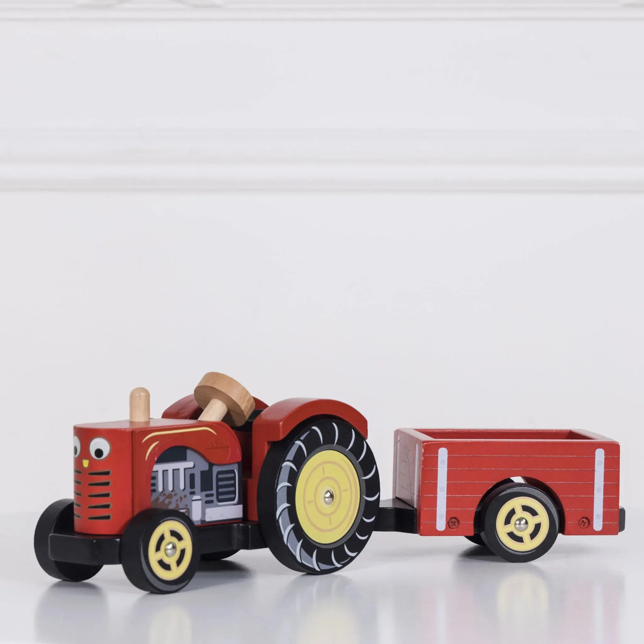 Le Toy Van Red Wooden Tractor