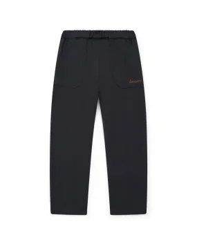 Lined Herringbone Trousers in Not Black