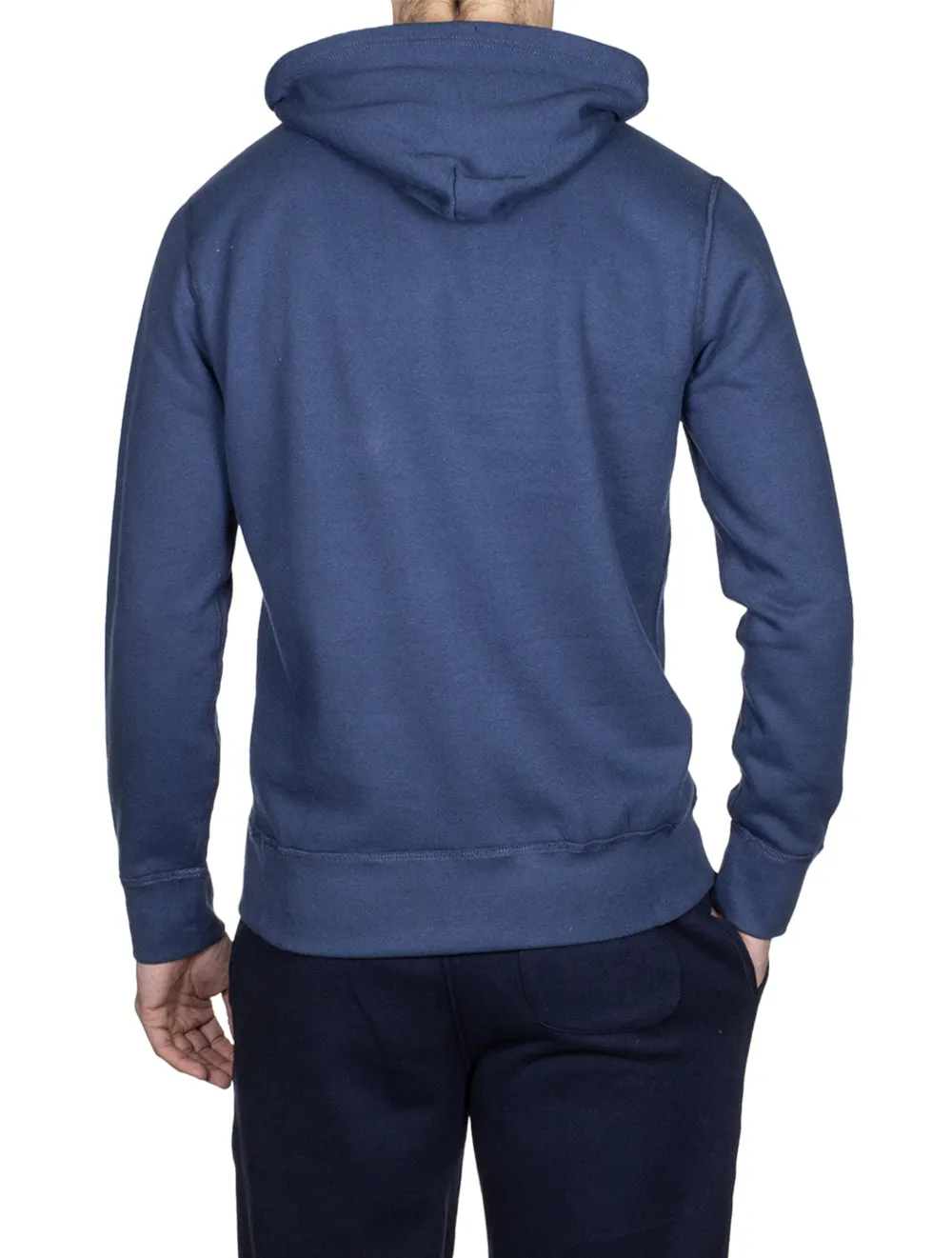 Logo Fleece Hoodie Light Navy