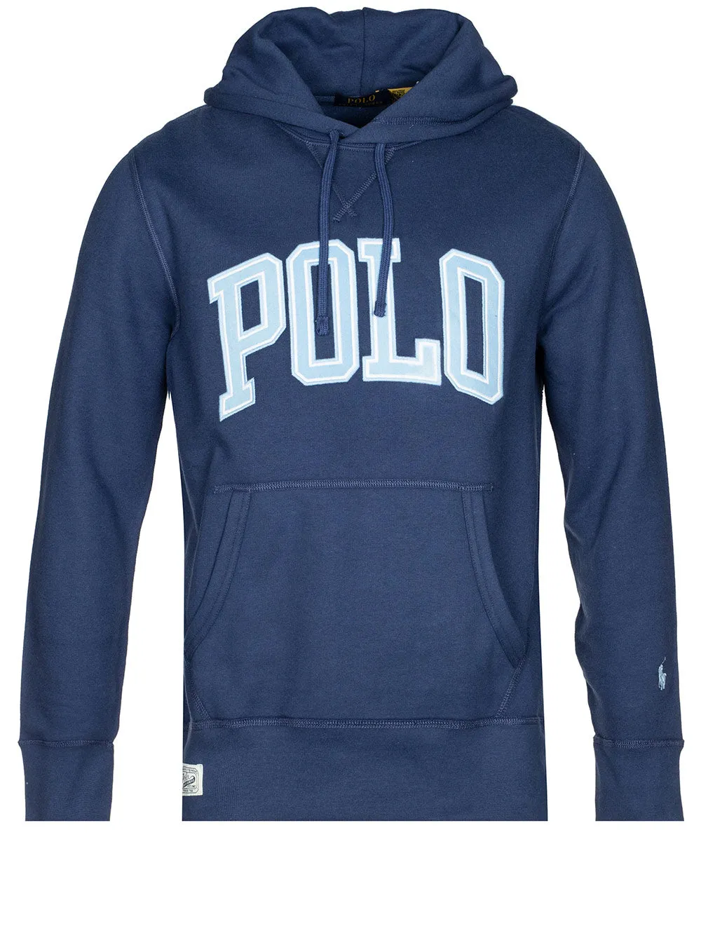 Logo Fleece Hoodie Light Navy