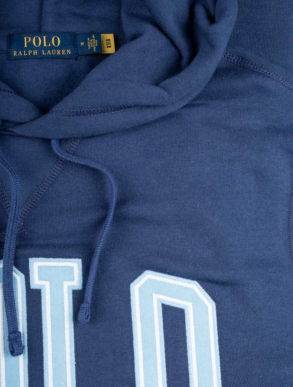 Logo Fleece Hoodie Light Navy