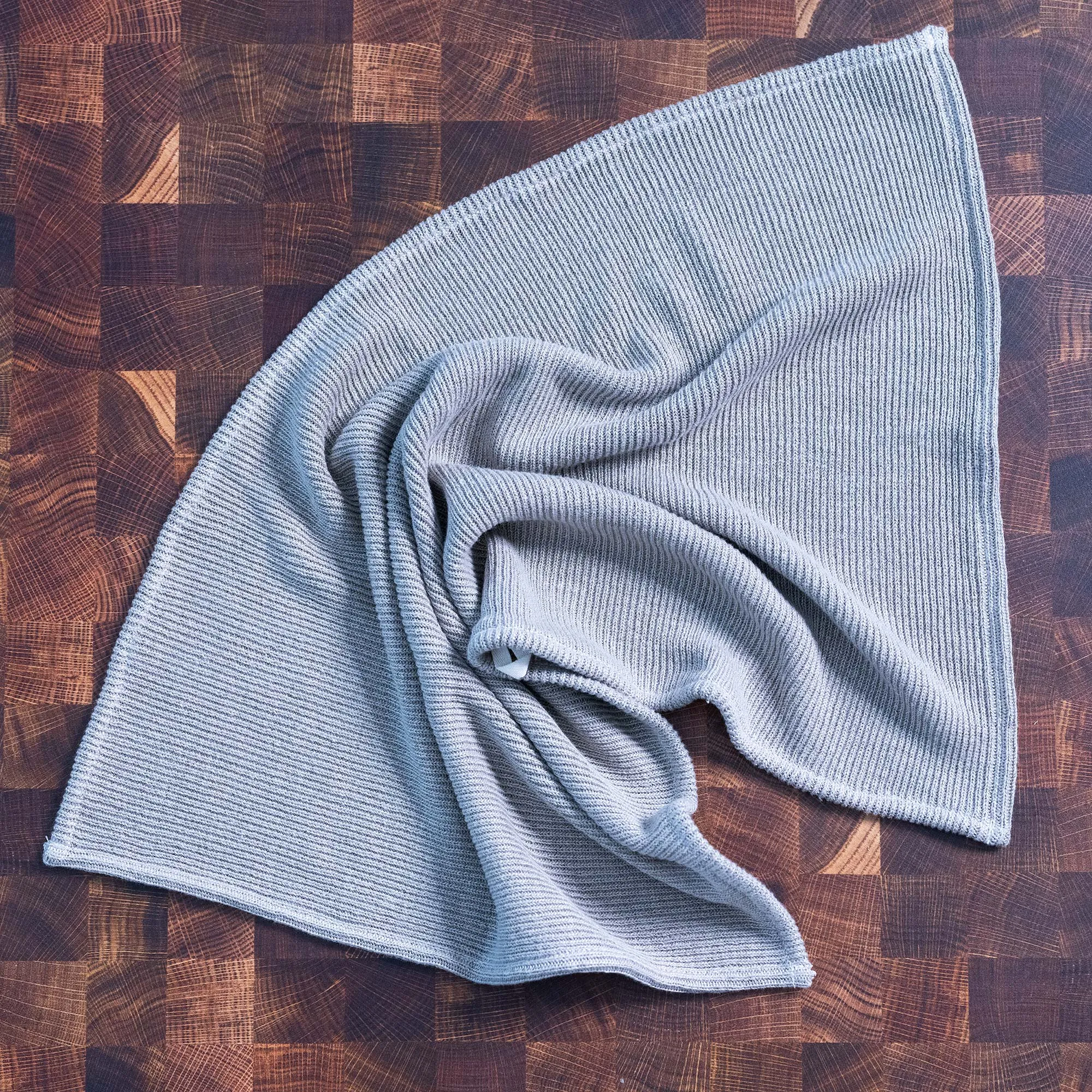 LONDONBERRY 100% Organic Linen Knit Wash Cloth - Dish Towel (Plastic-free, No Synthetics) (100% Biodegradable)