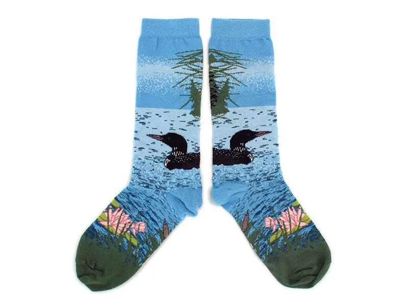 Loon Lake Women's Crew Socks