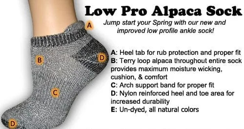 Low Pro Alpaca ANKLE Sock