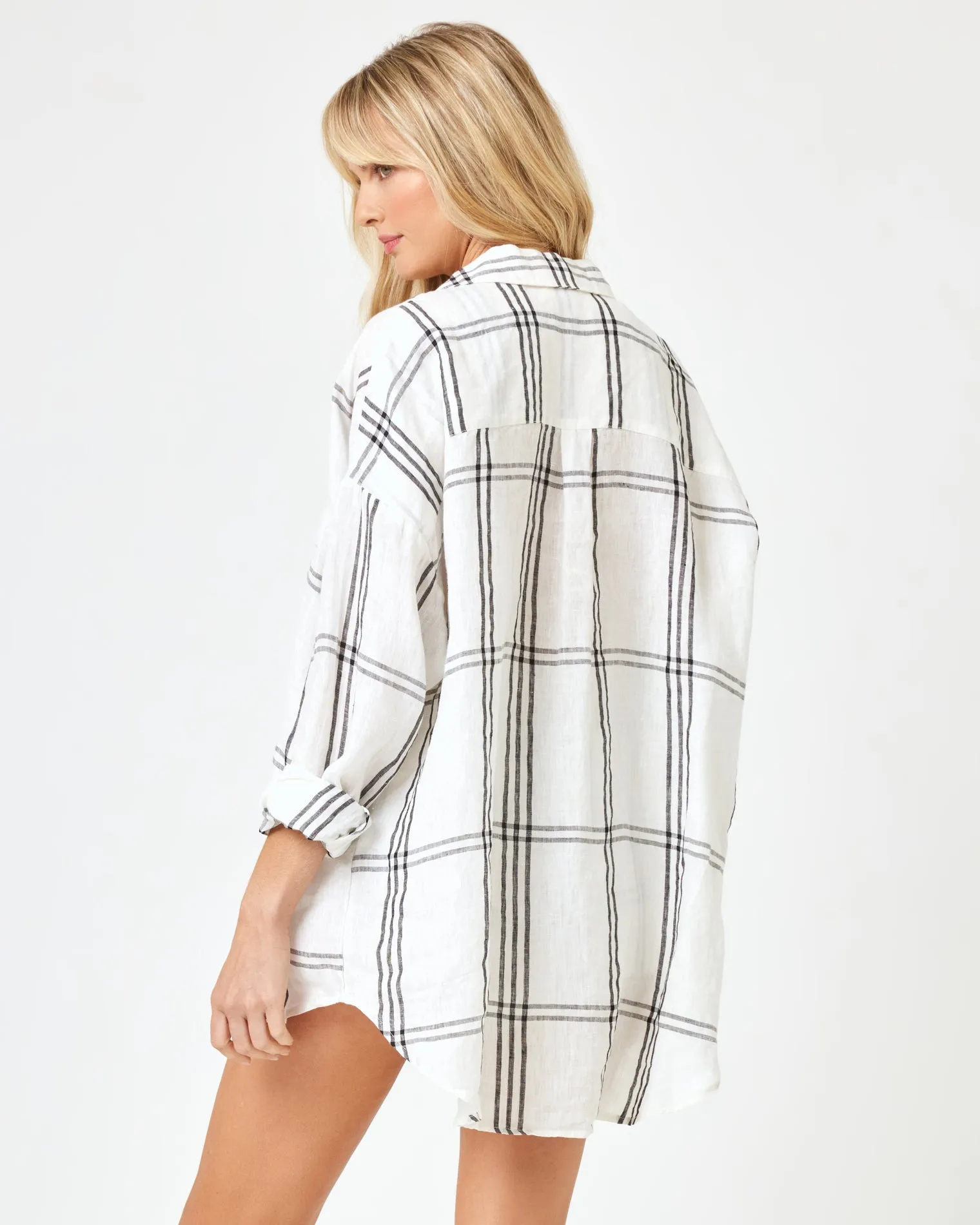 LSPACE - RIO SHORT LATE MORNINGS PLAID