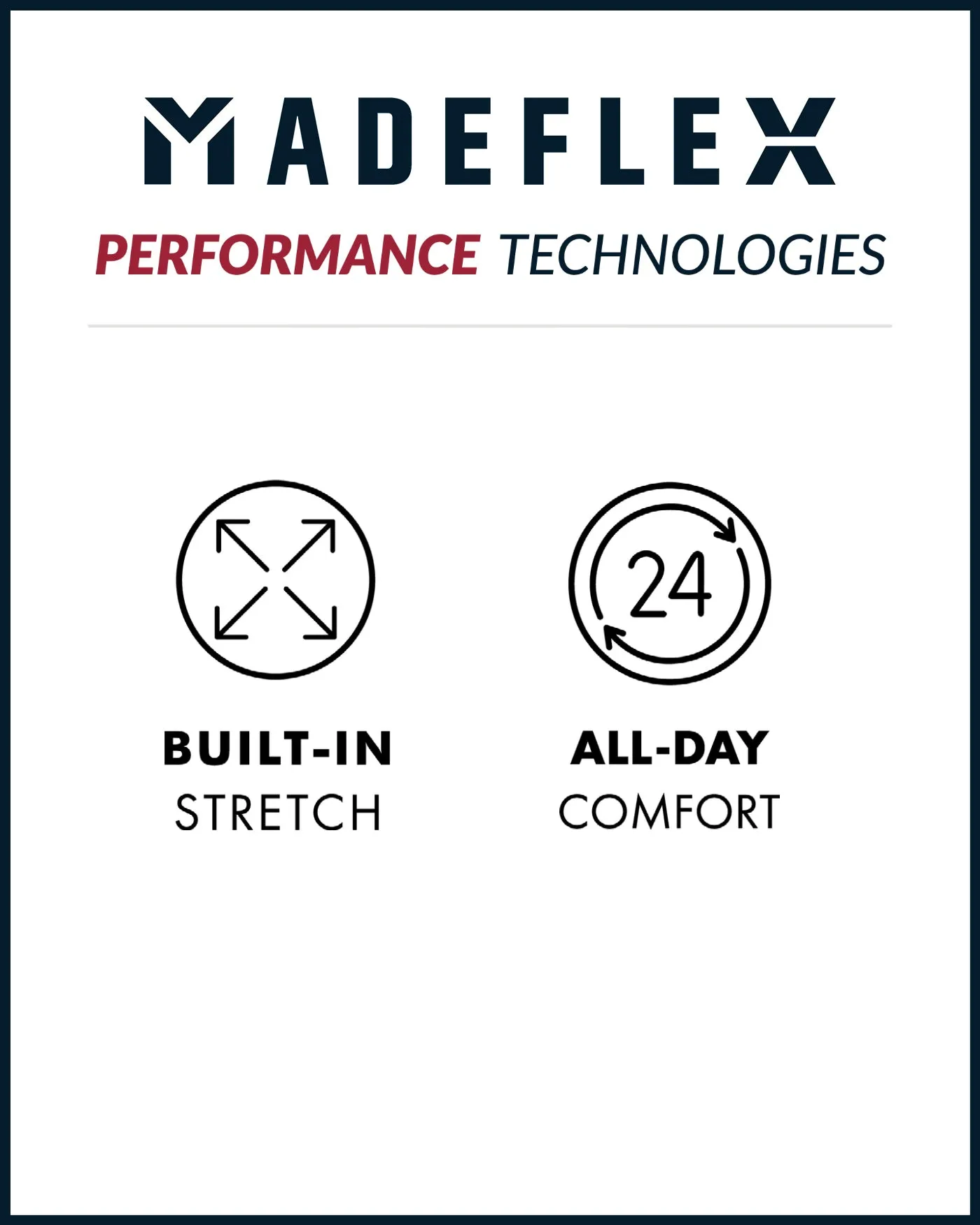 MADEFLEX JERSEY STRETCH PERFORMANCE SHIRT