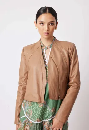 MAHAL LEATHER JACKET | Husk