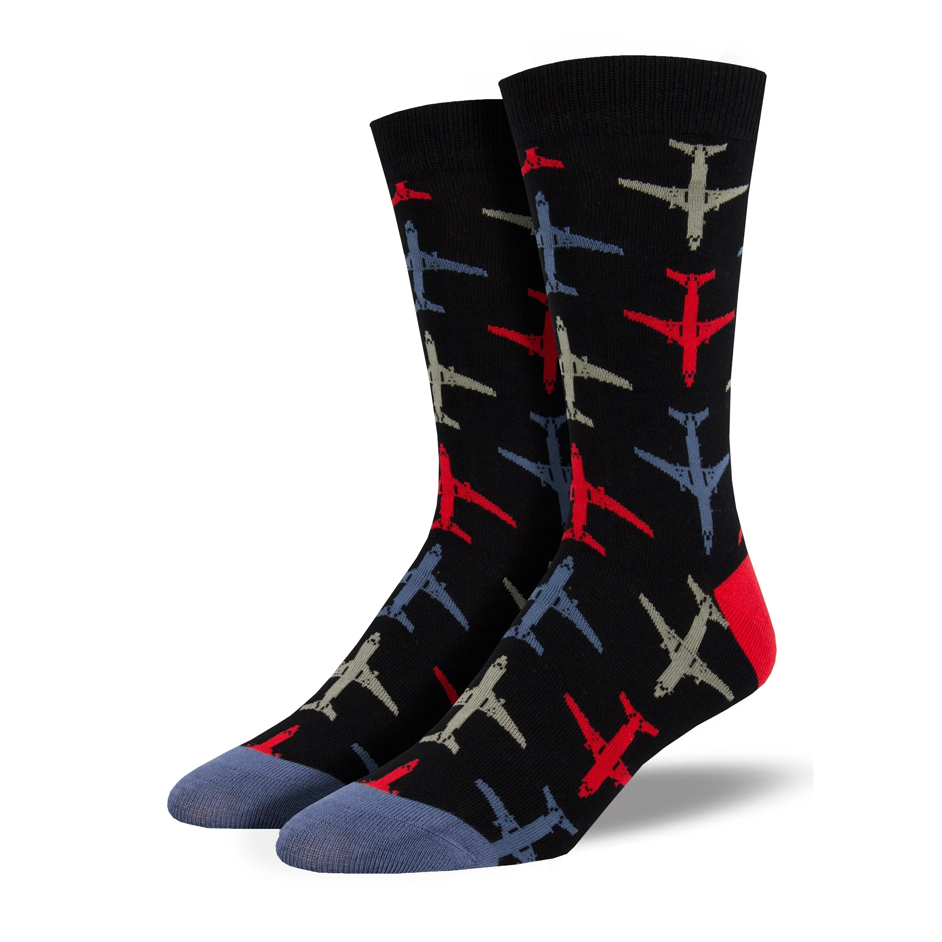 Men's Bamboo Airplane Socks