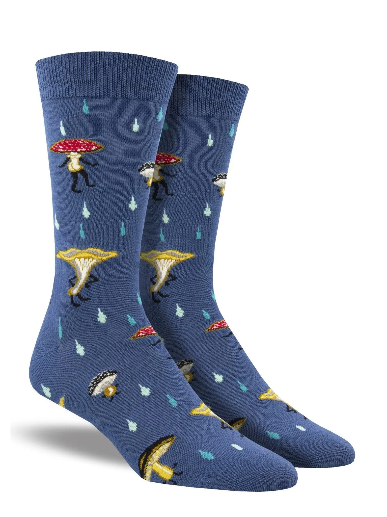 Men's Bamboo Fungi Fun Guys Socks