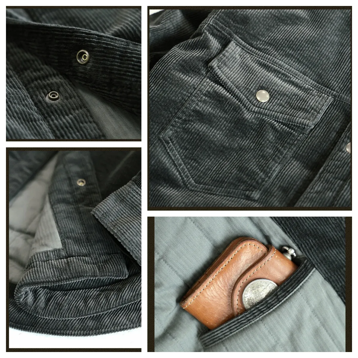 Men's Quilted Corduroy P37 Jacket