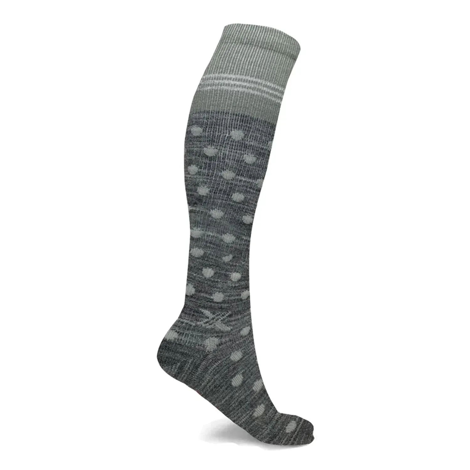 Merino Wool Polka Dot Compression Socks