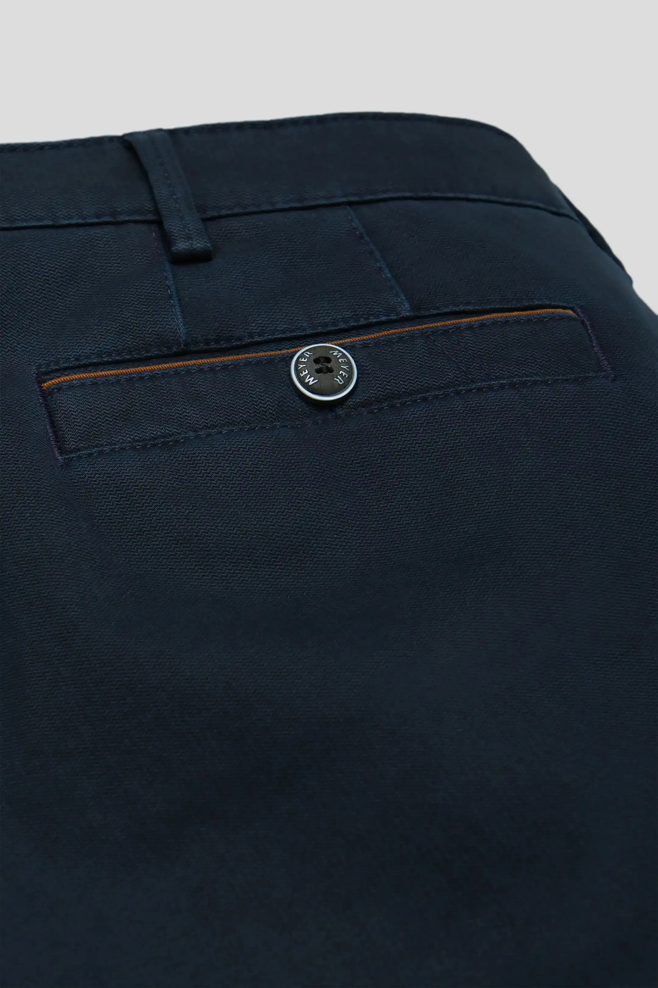 MEYER New York Trousers - 5617 Fine Texture Chinos - Navy