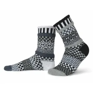 Midnight Recycled Cotton Crew Socks